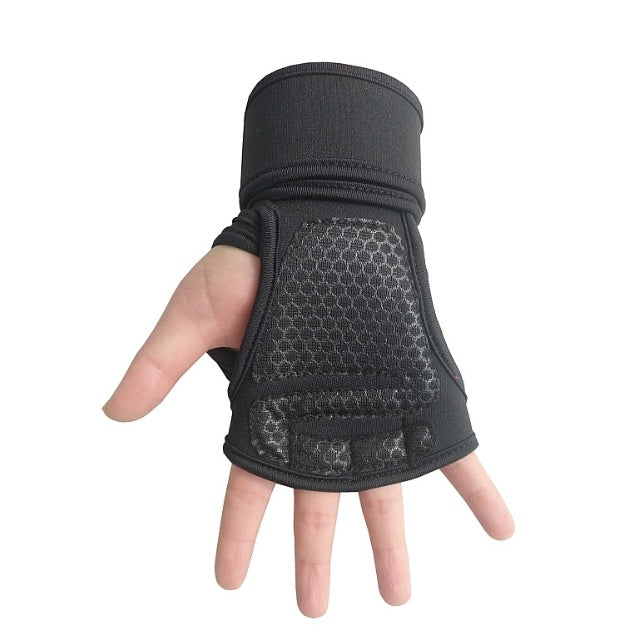 The Last Aztec, Fitness weightlifting anti-skid riding hard pull half finger gloves