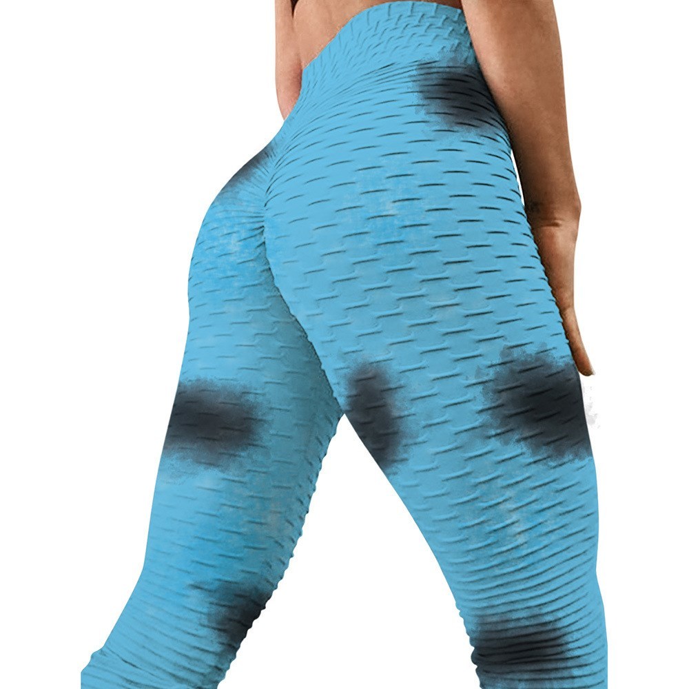 The Last Aztec, Get One Size Bigger Than Your Regular Size, High waist hip tight tie-dye track pants