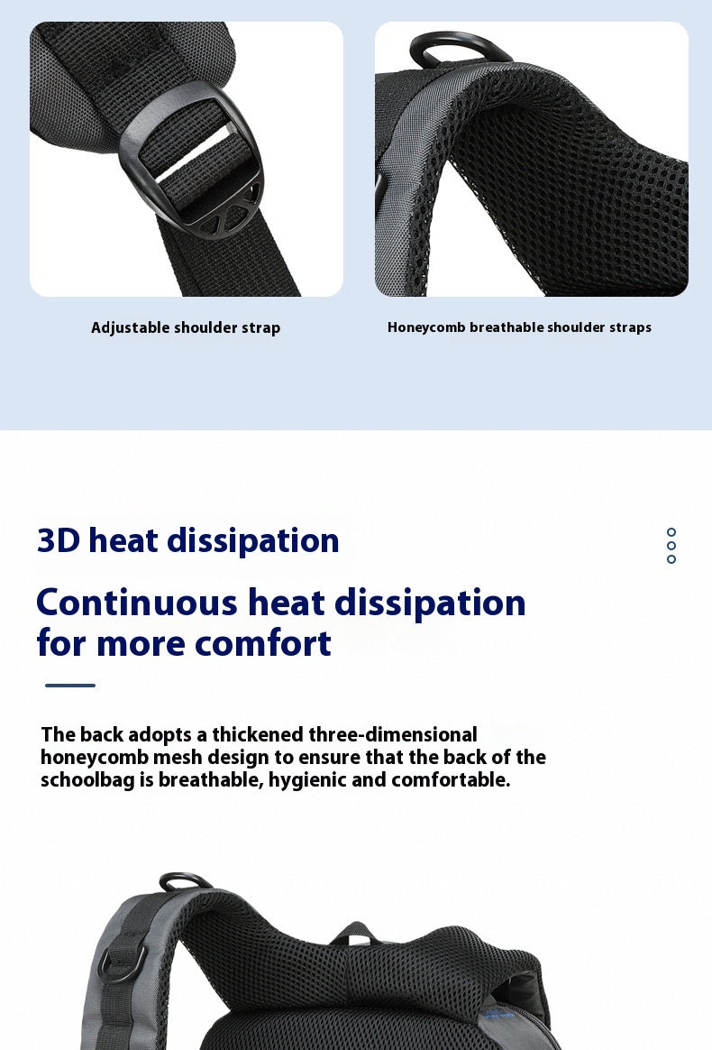 The last Aztec, Hard Shell Football Burden Reduction Boy's Shoulder Large Capacity Belt Small Pen Bag Set Of School Bag