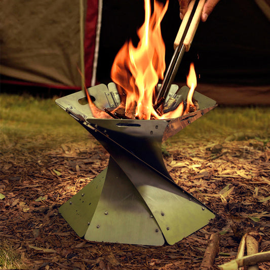 The Last Aztec, Outdoor camping bonfire heater