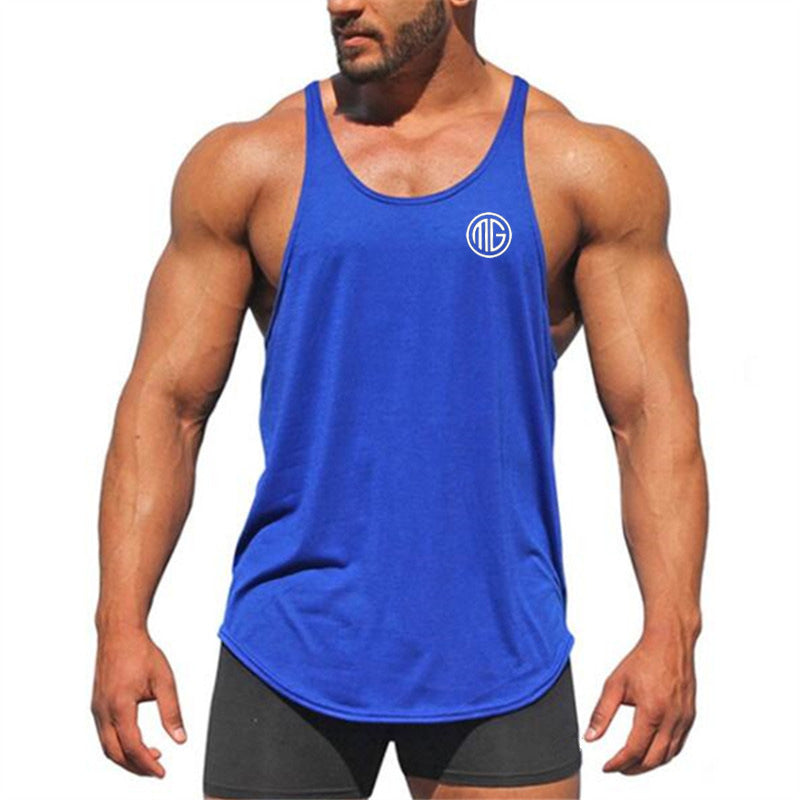 The Last Aztec, Get One Size Bigger Than Your Regular Size, Professional Bodybuilding Fitness Men's Cotton I-shaped Vest