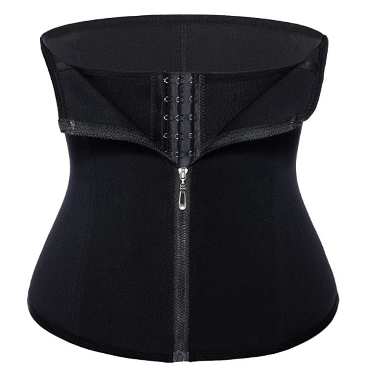The Last Aztec, zipper three-breasted belt neoprene corset body burst SWEAT fitness postpartum body girdle