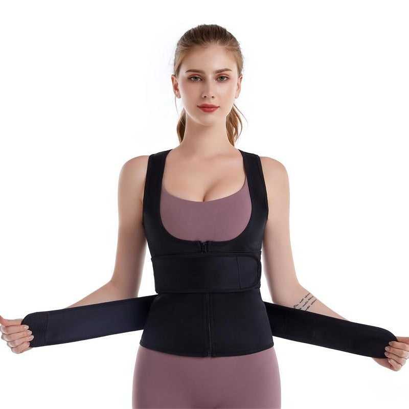 The Last Aztec, (get a Size Bigger Than Your size) Waist Trainer For Women Workout Trimmer Belt Sauna Sweat Corset Cincher