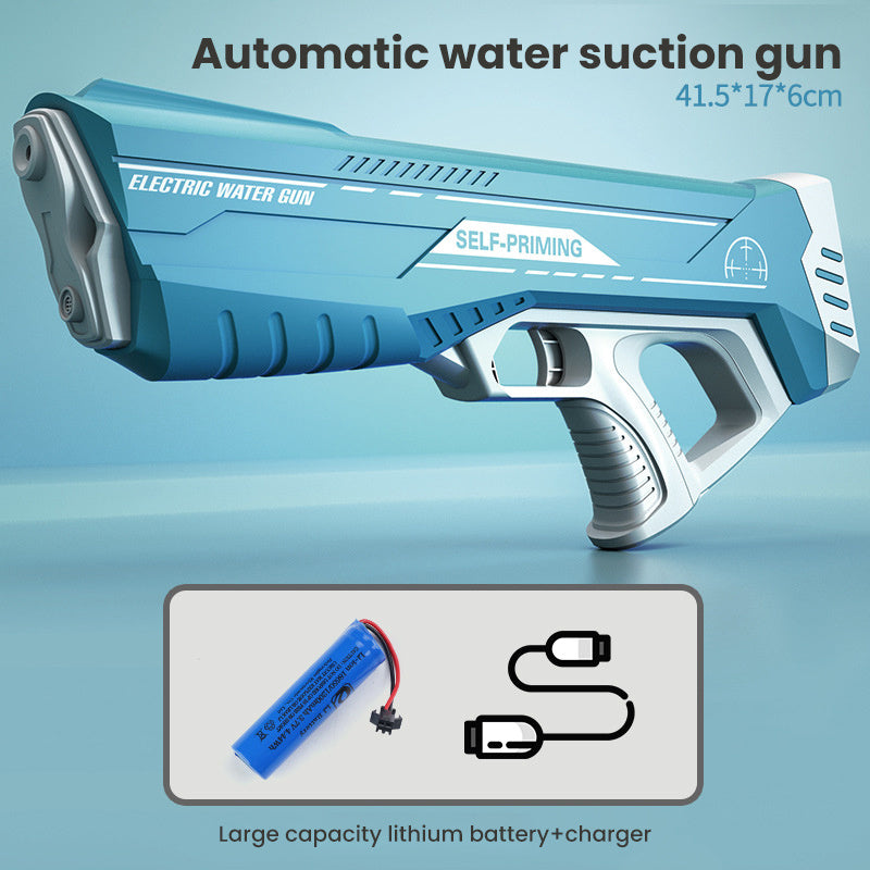 The Last Aztec, Space Water Gun Electric Automatic Water Absorption Water Fights Toy Outdoor Beach Swimming Pool Bath Toys For Children Kid Gift