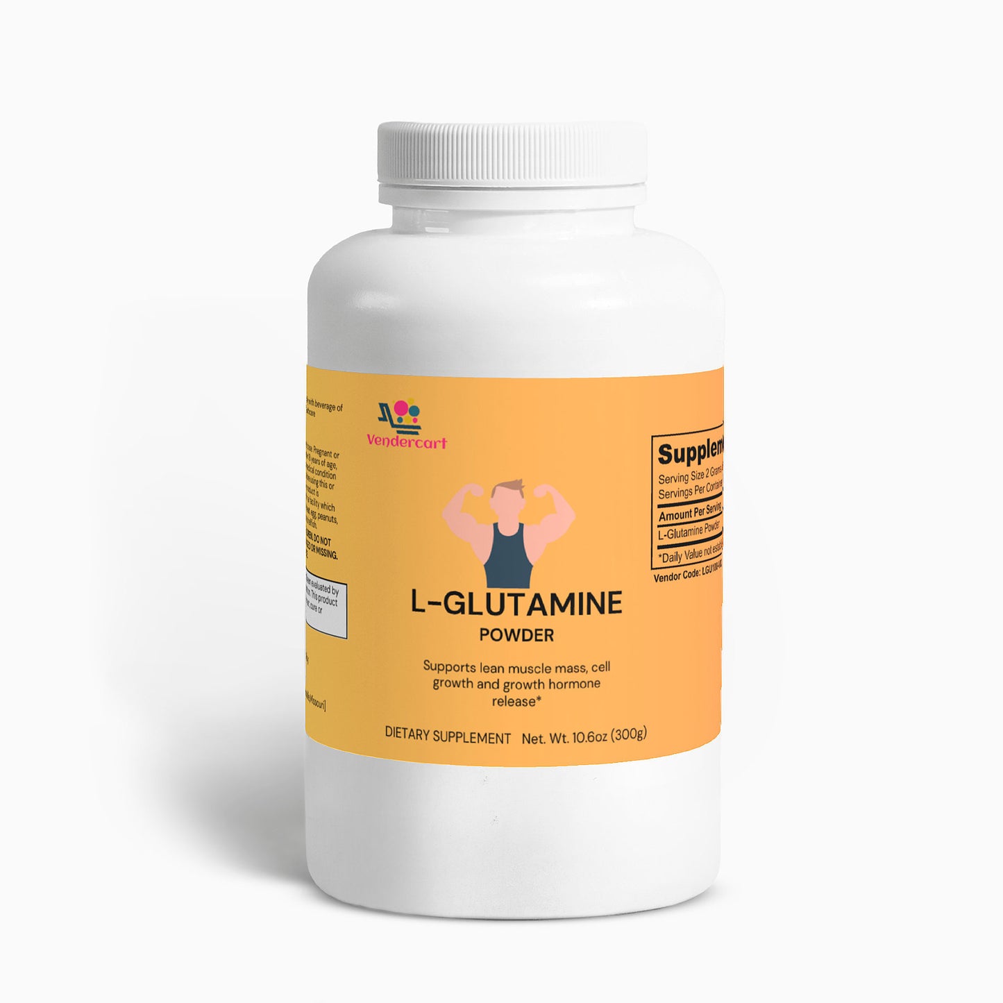 The Last Aztec, Pure L Glutamine Powder Muscle Recovery Gut Health Support