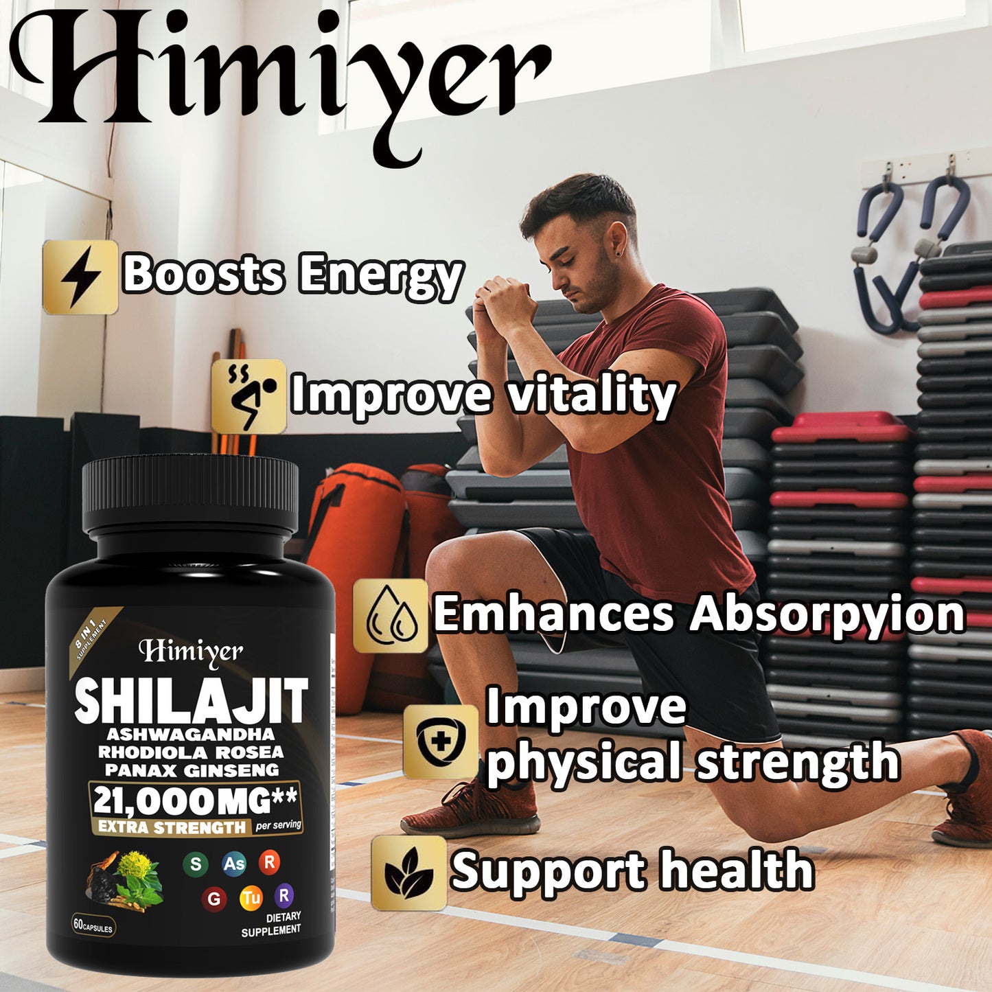 The Last Aztec, SHILAJIT ASHWAGANDHARHODIOLA ROSEAPANAX GINSENG21,000MG