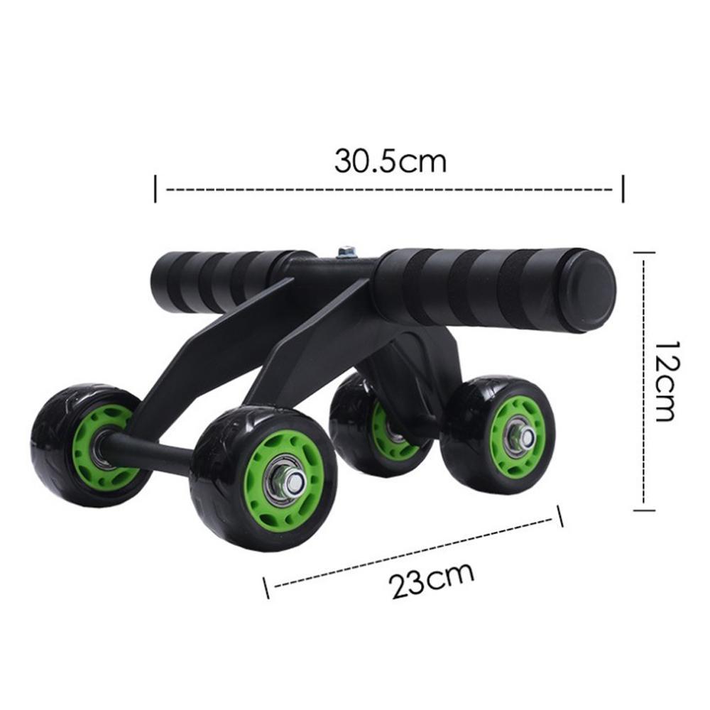 The Last Aztec, Four-wheeled Abdominal Roller Home Exercise Abdominal Muscle Fitness Equipment