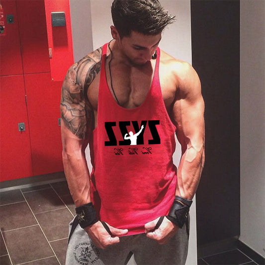 The Last Aztec, Men's Bodybuilding Fitness Vest Training Cotton