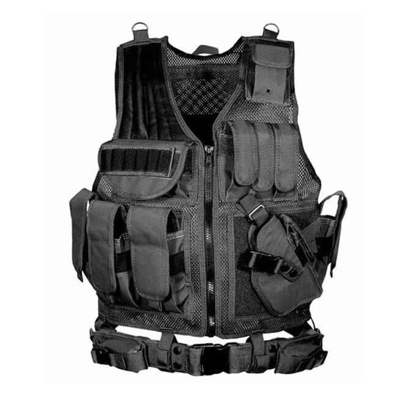 The Last Aztec, Tactical Vest Military Combat Army Armor Vests Molle Airsoft Plate Carrier Swat Vest Outdoor Hunting Fishing CS Training Vest