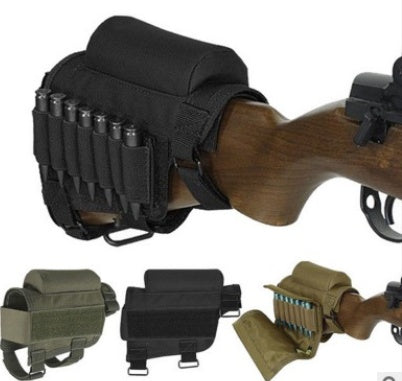 The Last Aztec, Hunting Gun Accessories Adjustable Rifle Shotgun Tactical Buttstock Cheek Rest Shooting Pad Ammo Case Cartridges Holder Pouch