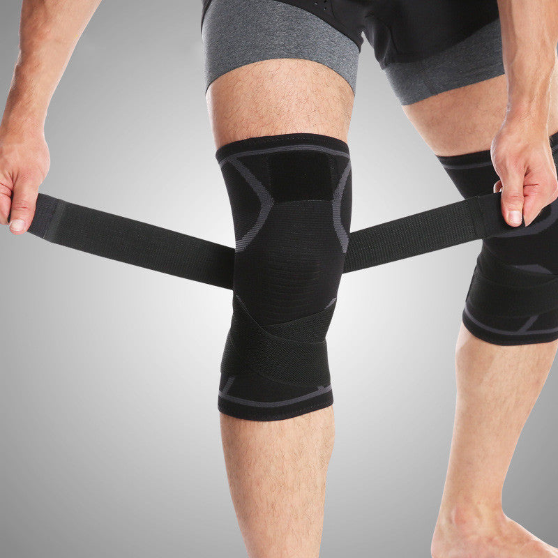 The Last Aztec, Sports Compression Horoscope Cross Strap Knee Pads