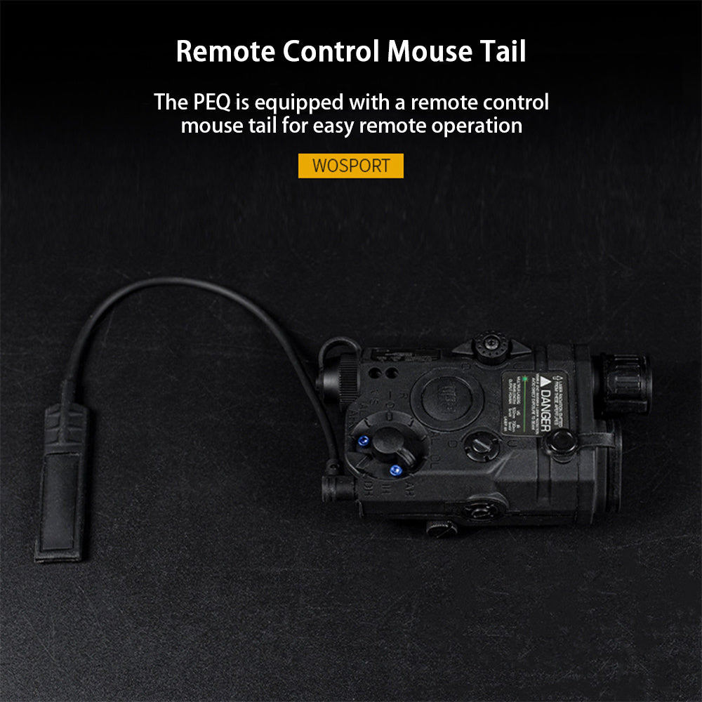 The Last Aztec, New Original PEQ-15 Full-featured Simulation 2023 Weapon Light Infrared Illuminator Infrared Laser And Visible Light Laser