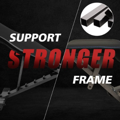 The Last Aztec, Weight Bench For Full Body Workout, Adjustable Strength Training Sit-up Chair, Multi-Purpose Foldable Incline Decline Bench