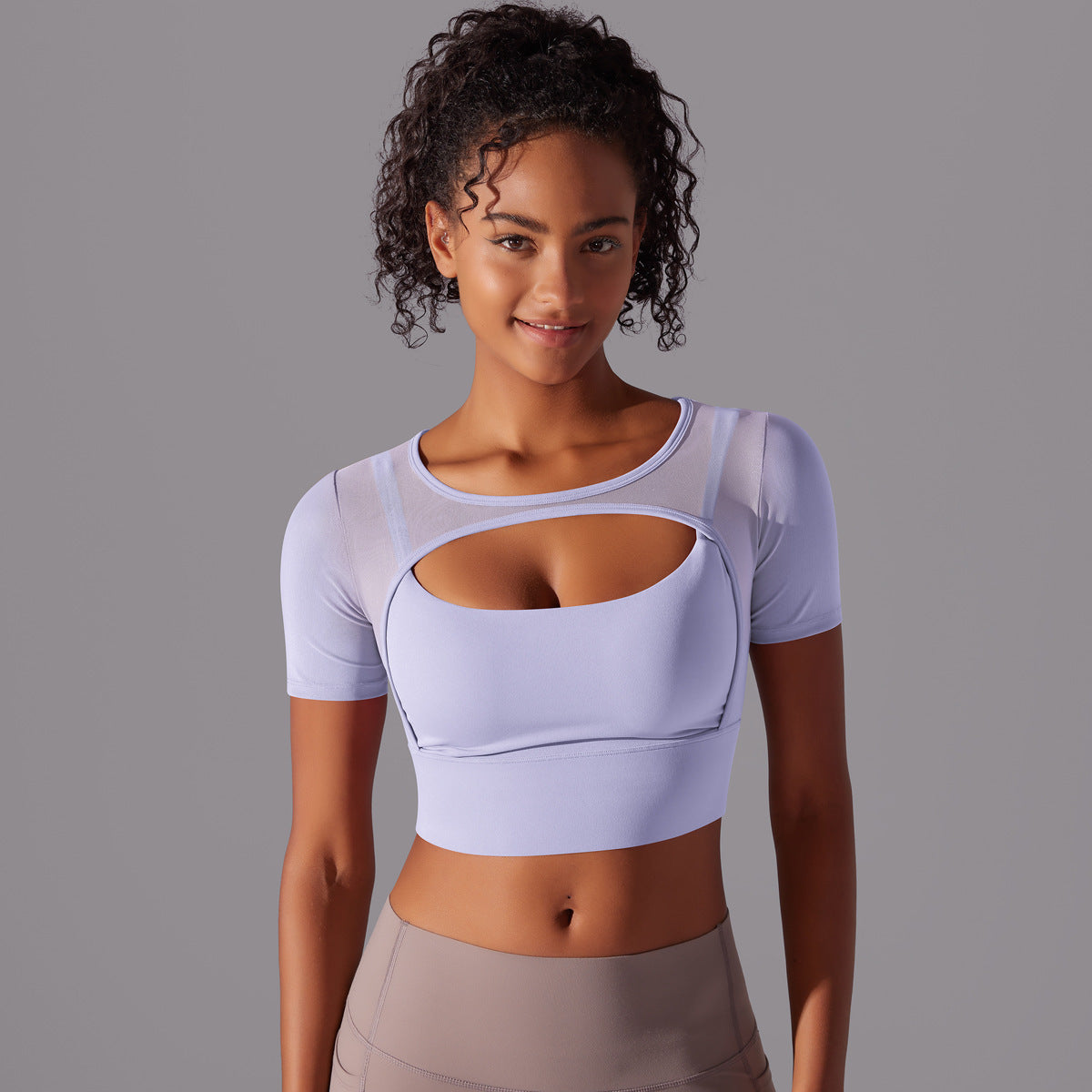 The Last Aztec, (get a Size Bigger Than Your size) Fitness Double Layer Yoga Clothing Top Women
