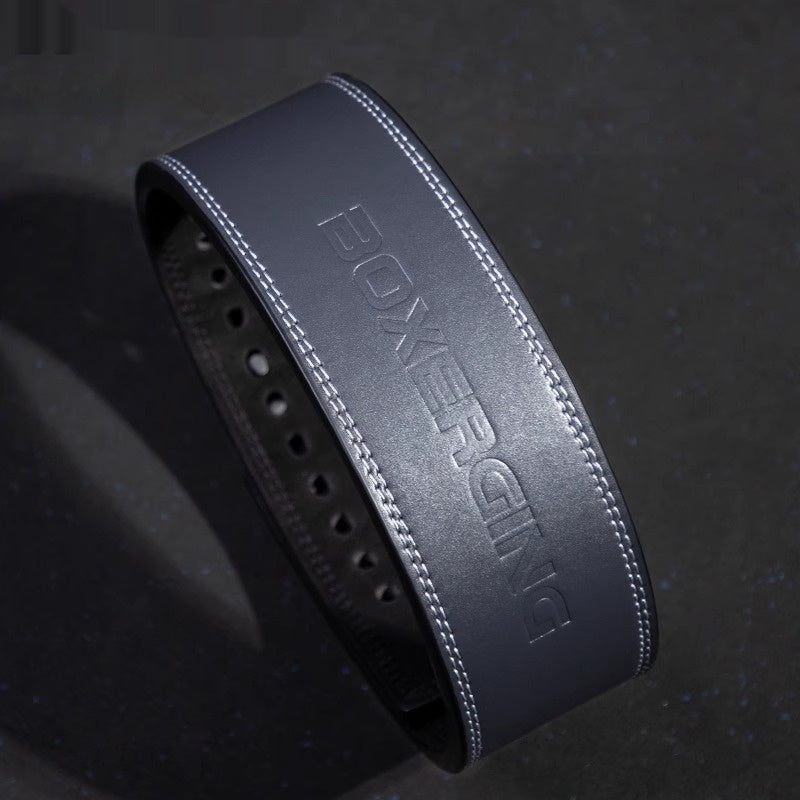 The Last Aztec, Power Lift Fitness Belt Quick Buckle Squat Hard Pull Cowhide Lever Quite Weight Lifting Bodybuilding Protective Gear