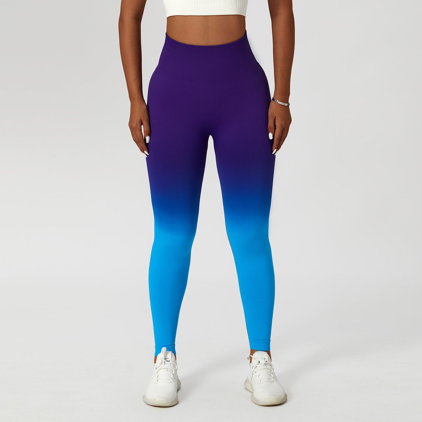 The Last Aztec, Get One Size Bigger Than Your Regular Size, Gradient Fitness High Waist Sportswear Tight Outdoor Pants