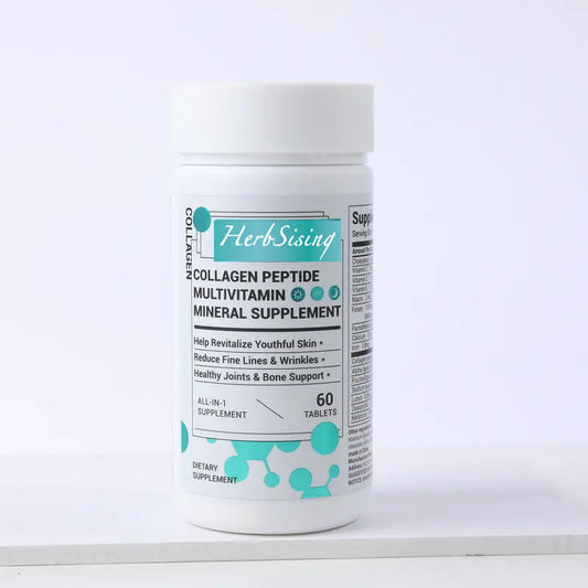 The Last Aztec, Collagen Peptides For Women, Beauty Vitamin And Mineral Supplement With Multivitamins, Hydrolyzed Protein Peptide Type, Biotin And Vitamins - 60 Capsules