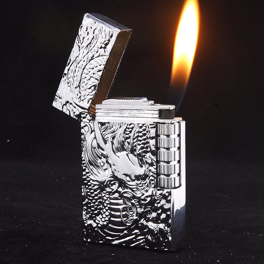 The Last Aztec, Embossed Chinese Dragon Gas Lighters