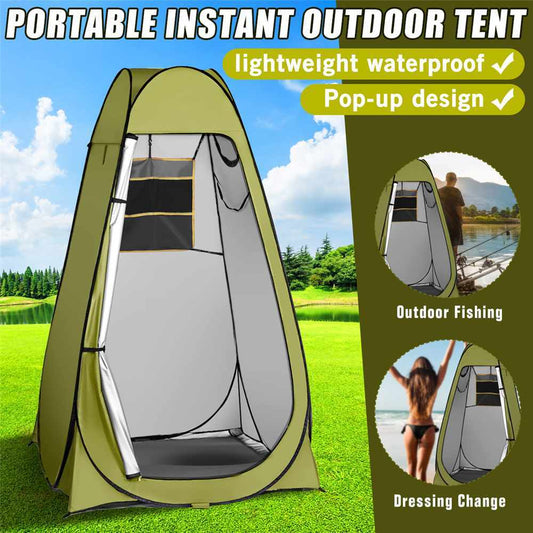 The Last Aztec, Portable Privacy Shower Toilet Automatic Camping Tent UV Function Travel Camping Tent Outdoor Dressing Beach Sun Shelte