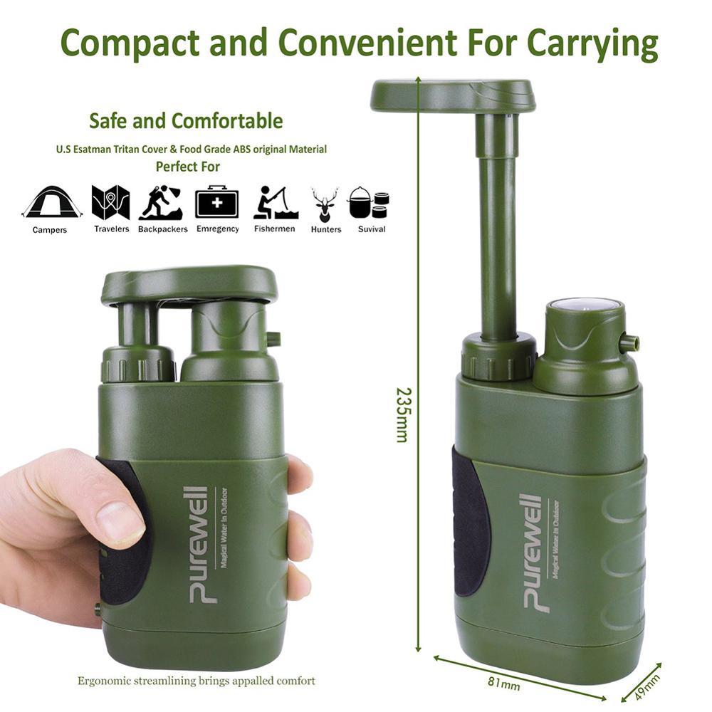 The Last Aztec, Multistage Outdoor Water Purifier for Emergency Camping Wilderness Survival