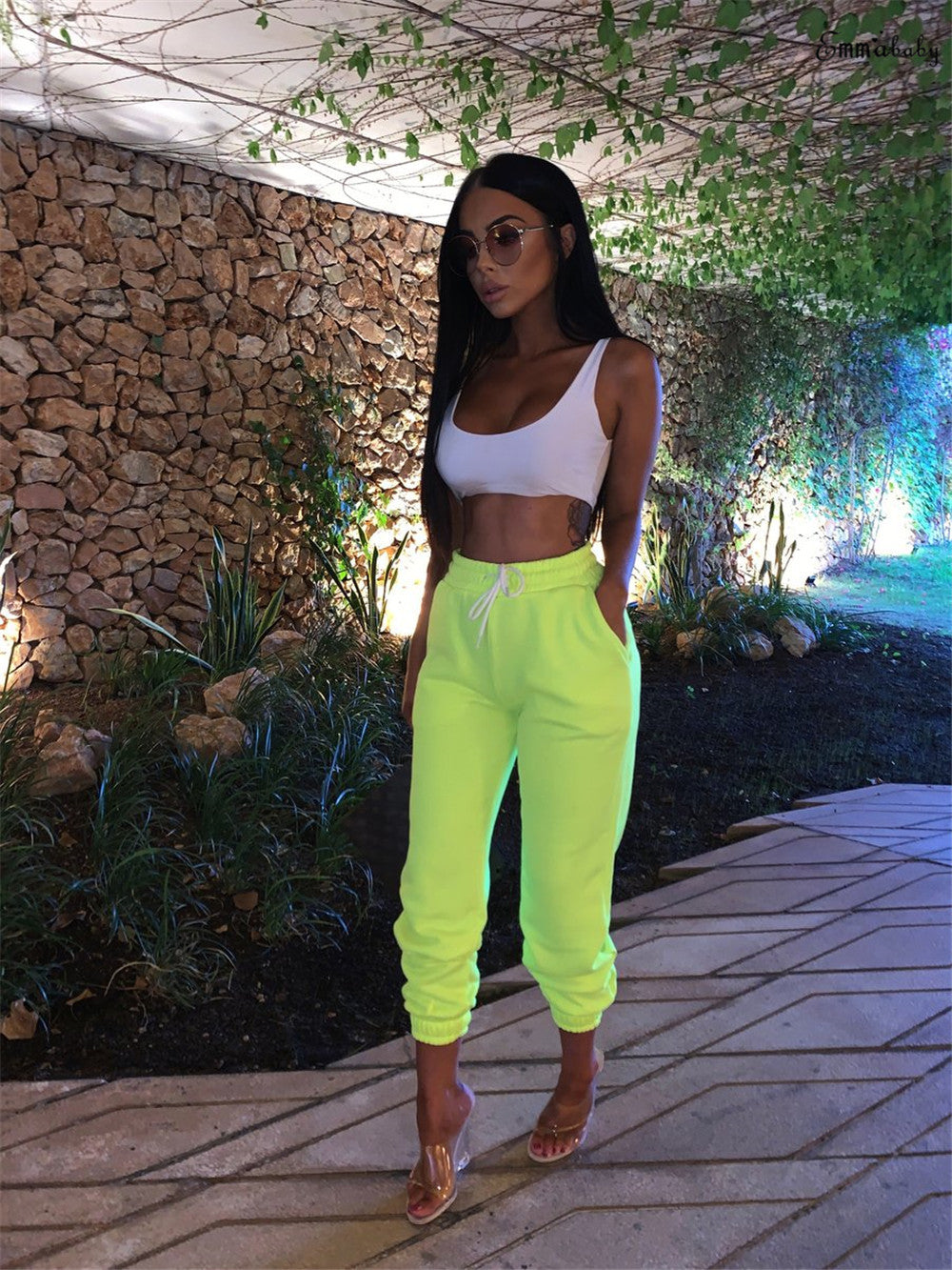 The Last Aztec, Get One Size Bigger Than Your Regular Size, Women's Yoga high waist pants