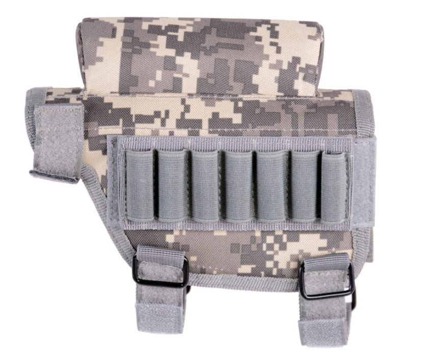 The Last Aztec, Hunting Gun Accessories Adjustable Rifle Shotgun Tactical Buttstock Cheek Rest Shooting Pad Ammo Case Cartridges Holder Pouch