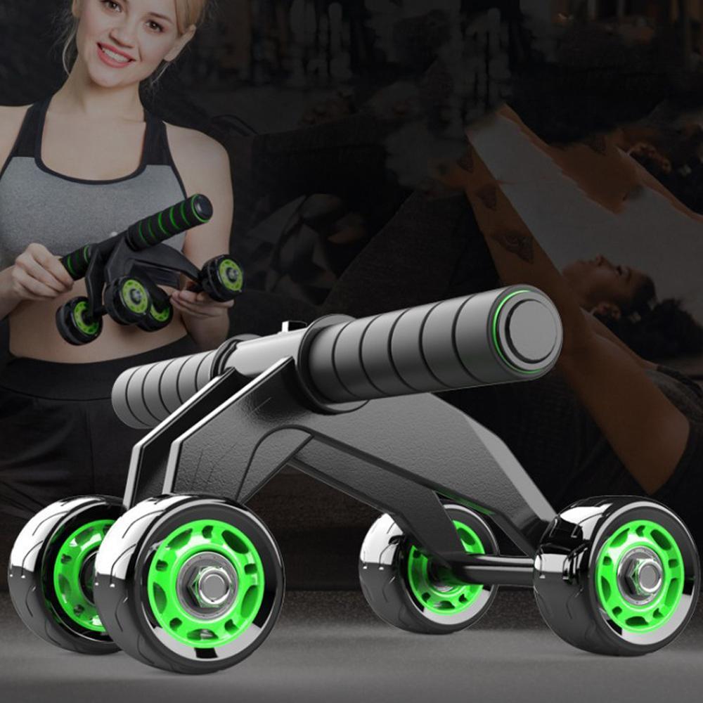 The Last Aztec, Four-wheeled Abdominal Roller Home Exercise Abdominal Muscle Fitness Equipment