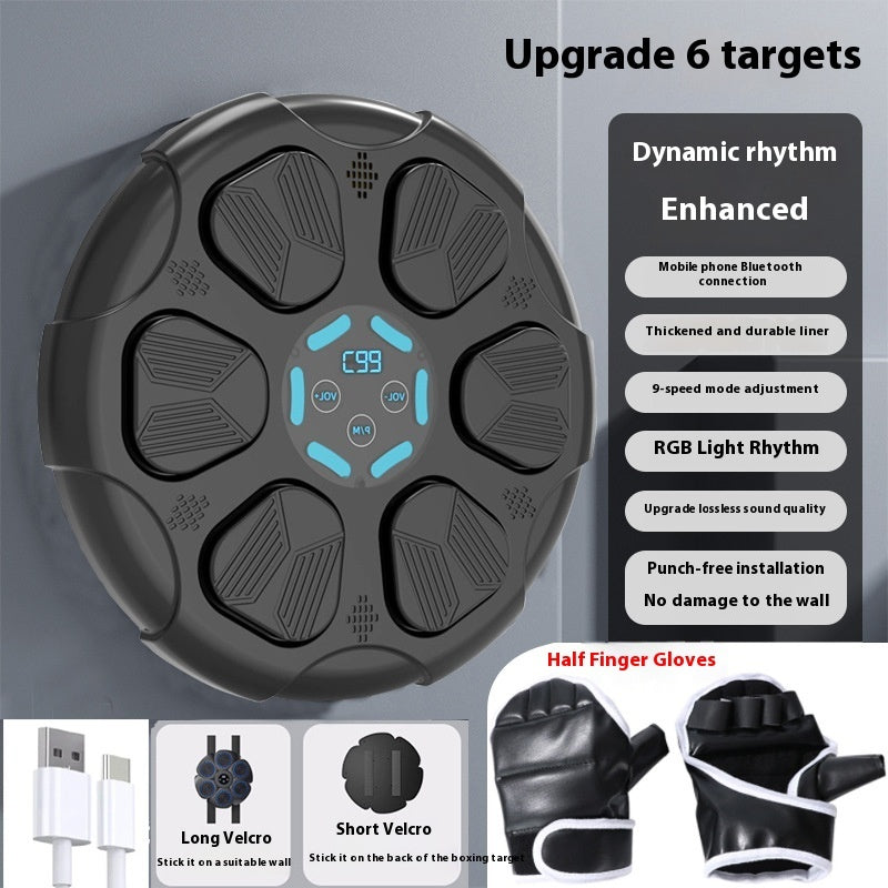 The Last Aztec, Bluetooth Boxing Target Home Boxing Fitness Light Music Boxing Trainer