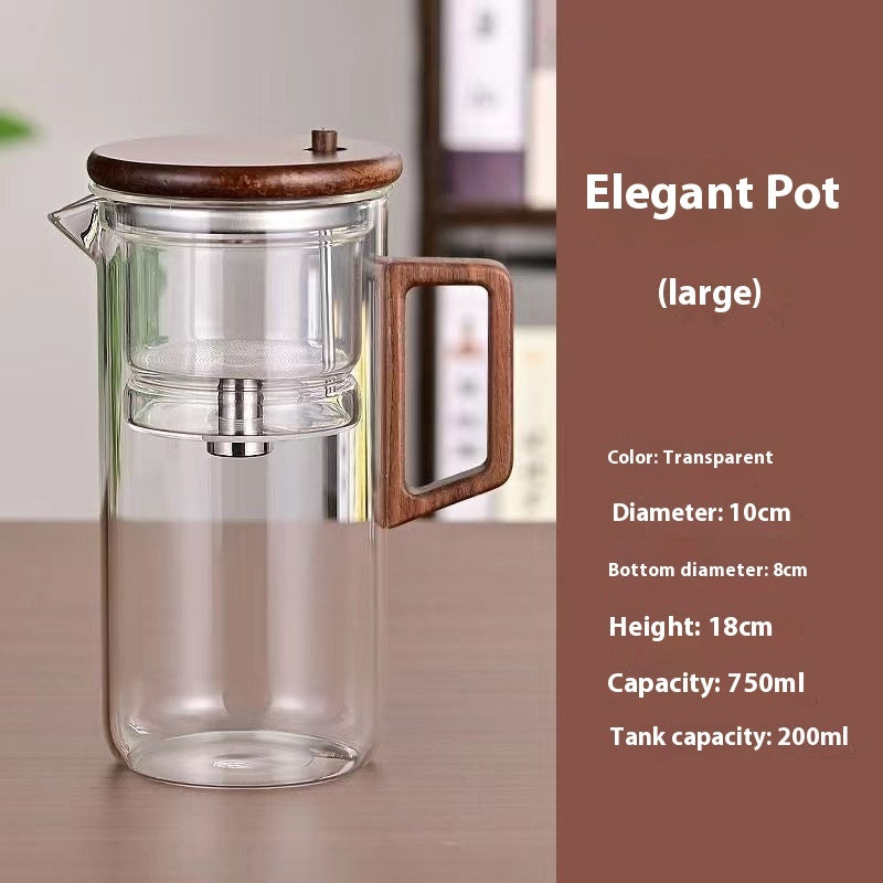 The Last Aztec, Borosilicate Full Glass Liner Tea Water Separation Tea Set