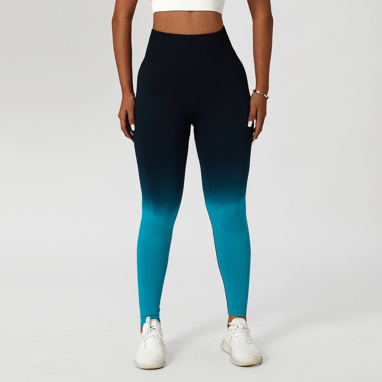 The Last Aztec, Get One Size Bigger Than Your Regular Size, Gradient Fitness High Waist Sportswear Tight Outdoor Pants