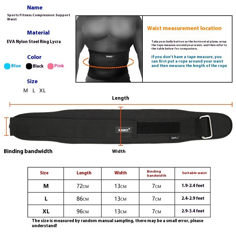 The Last Aztec, Squat Belt Weightlifting Bodybuilding Fitness Training Sports Protection Pressure