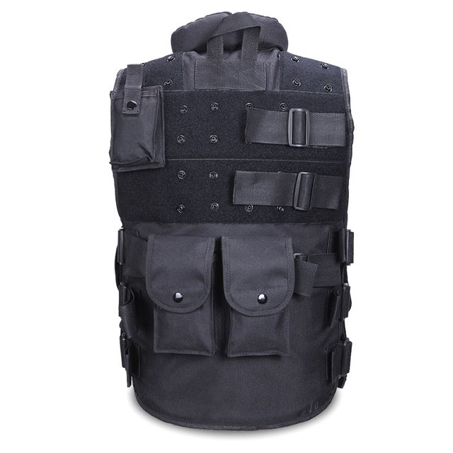 The Last Aztec, Tactical Vest Black Men's Military Hunting Vest