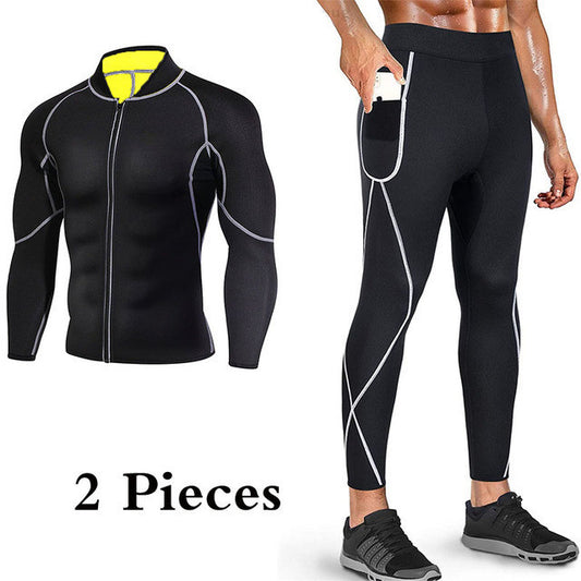 The Last Aztec, Get One Size Bigger Than Your Regular Size, Men's Running Sports Yoga Sauna Fitness Suit
