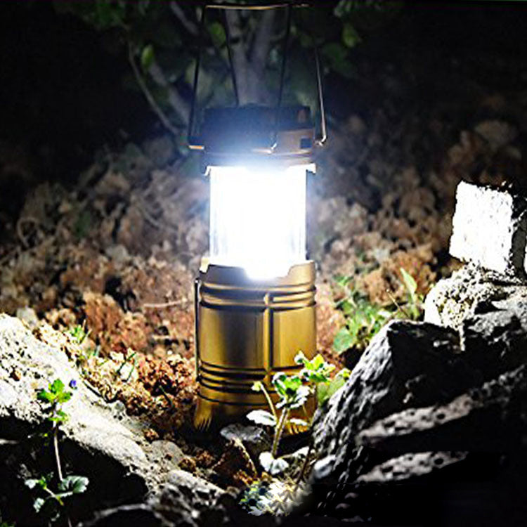 The Last Aztec, new solar charging type multifunctional telescopic camping lantern lantern outdoor camping tent lamp