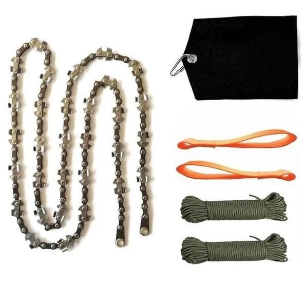 The Last Aztec, 24 inch portable hand chain saw outdoor survival hand saw garden garden hand saw outdoor wire saw