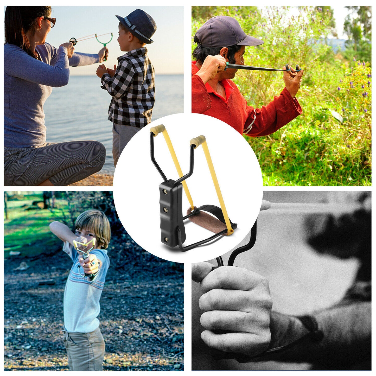 The Last Aztec, Compact Folding Slingshot  Catapult For Hunting Outdoor Sport Games