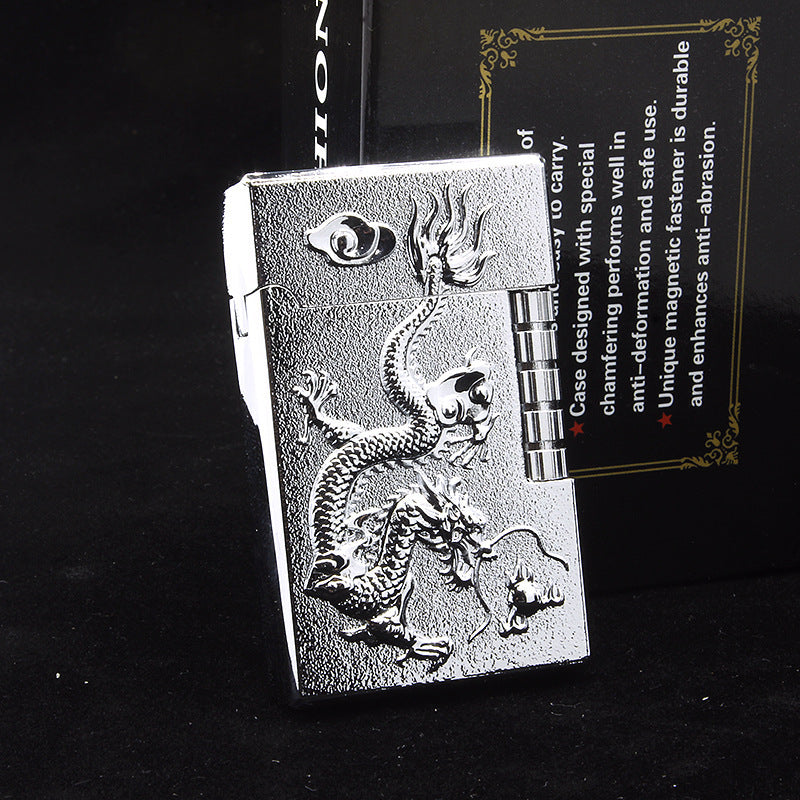 The Last Aztec, Embossed Chinese Dragon Gas Lighters
