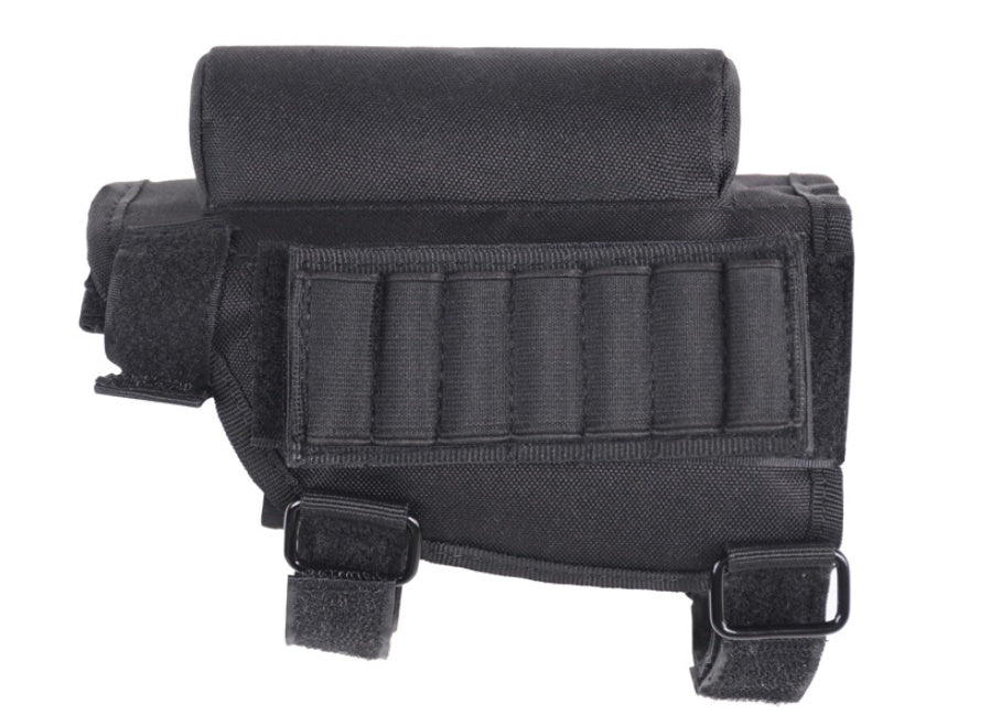 The Last Aztec, Hunting Gun Accessories Adjustable Rifle Shotgun Tactical Buttstock Cheek Rest Shooting Pad Ammo Case Cartridges Holder Pouch