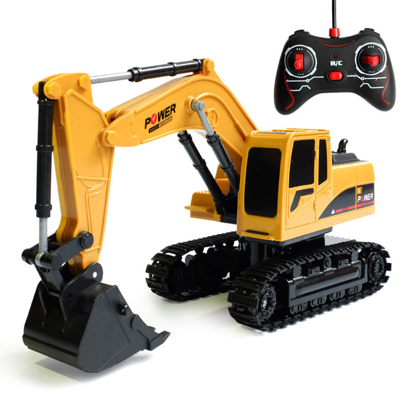 The Last Aztec, Remote control excavator