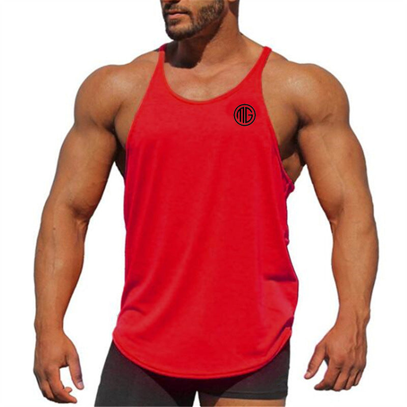 The Last Aztec, Get One Size Bigger Than Your Regular Size, Professional Bodybuilding Fitness Men's Cotton I-shaped Vest