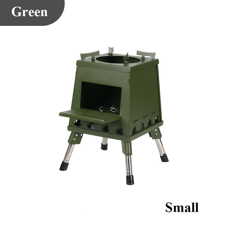 The Last Aztec, Outdoor Camping Wood Stove Folding Portable Wood Stove