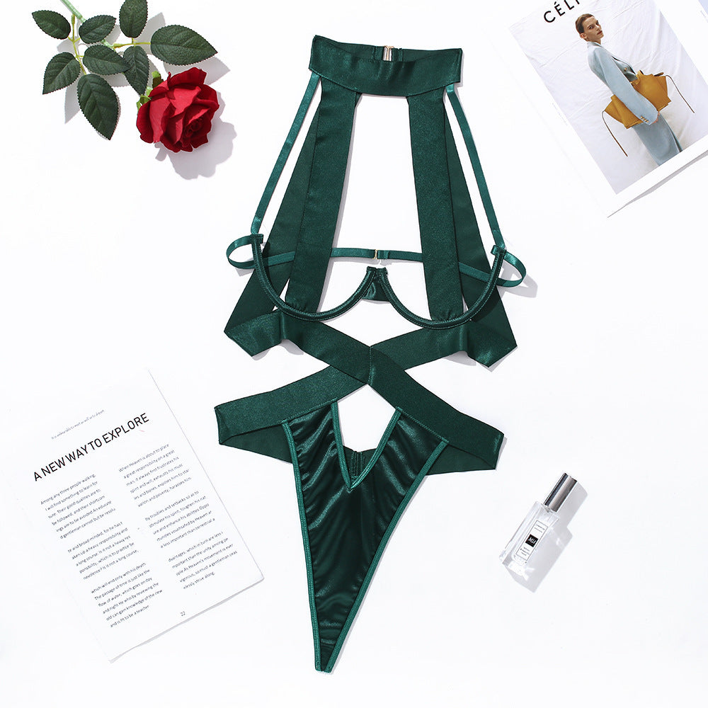 The Last Aztec, Get A Bigger Size Than Your Regular Size, Women's Bodybuilding Jumpsuits Bandage Black Strap Jumpsuit