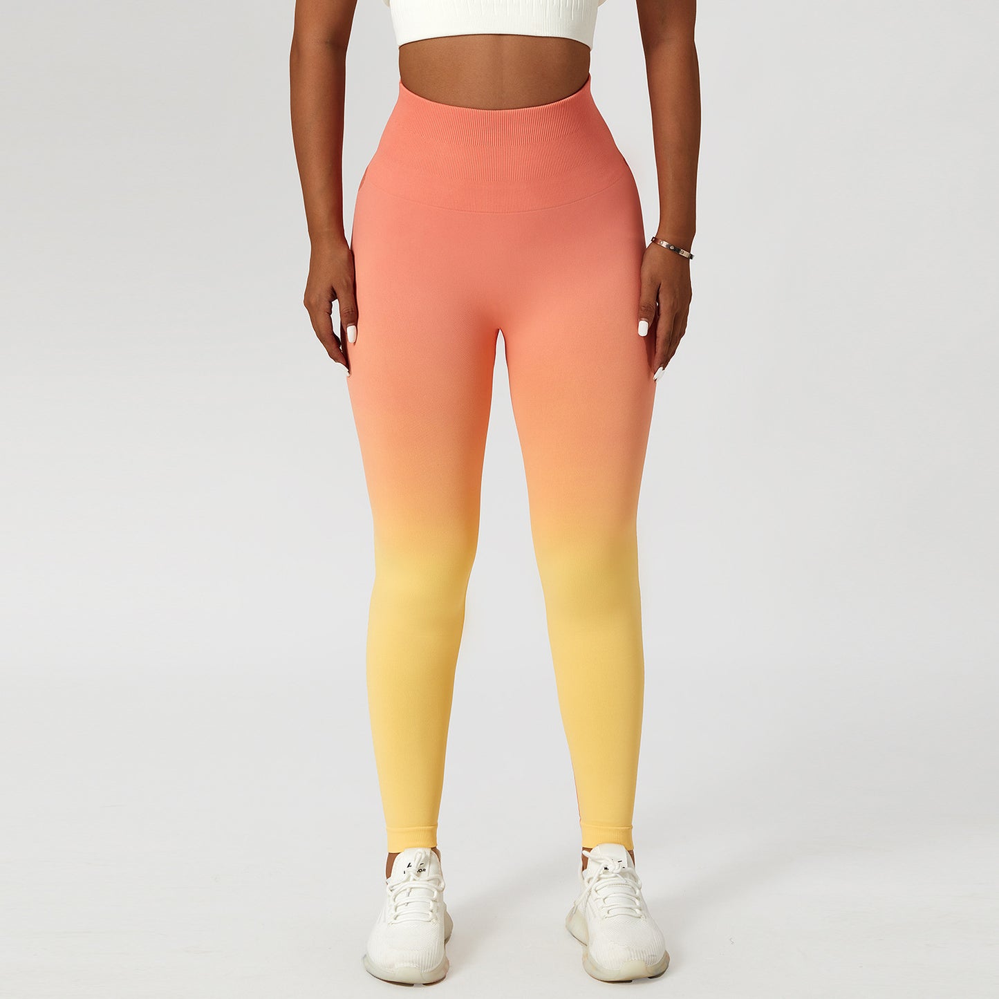 The Last Aztec, Get One Size Bigger Than Your Regular Size, Gradient Fitness High Waist Sportswear Tight Outdoor Pants