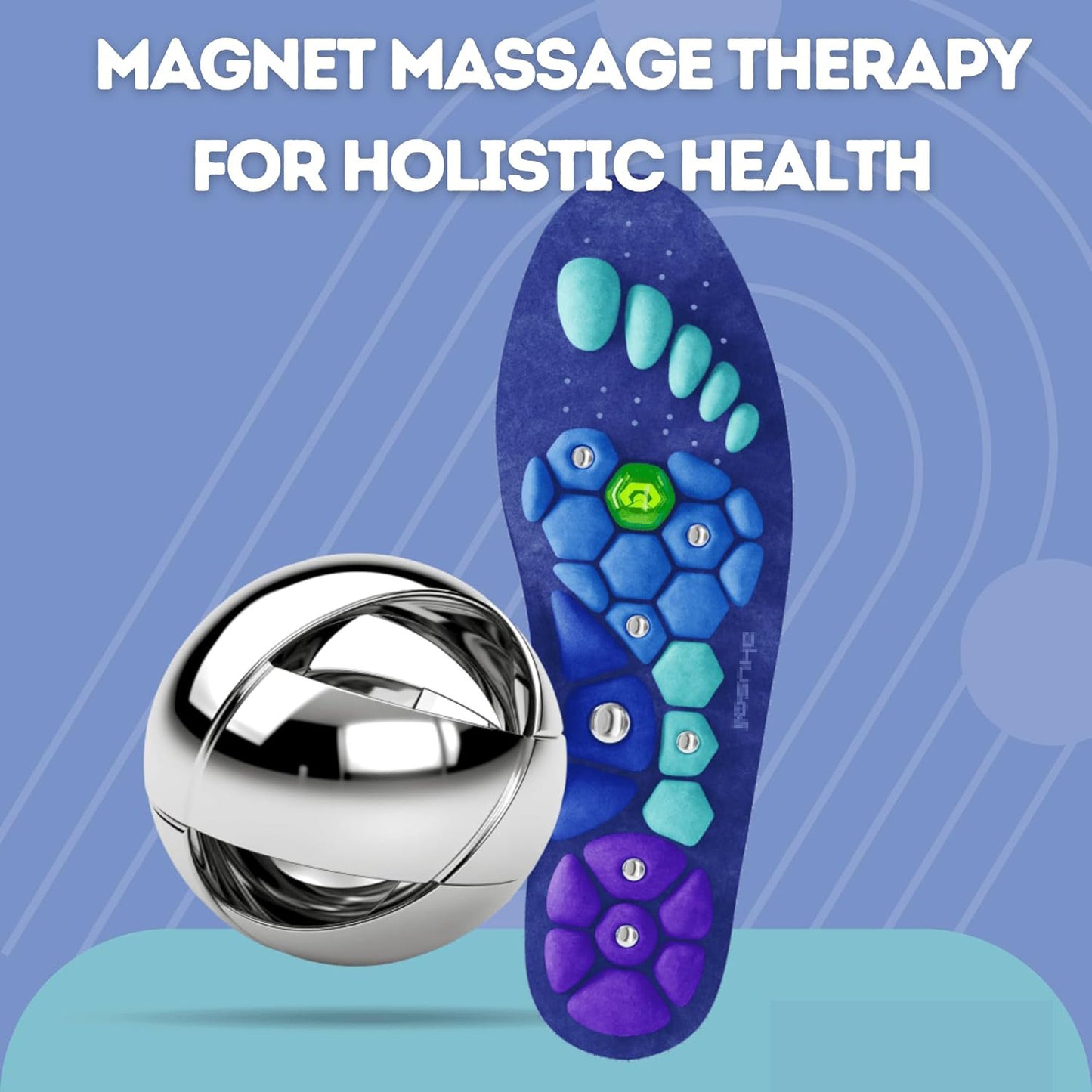 The Last Aztec, Magnetic Therapy Health Care Acupoint Foot Massage Insoles For Men And Women