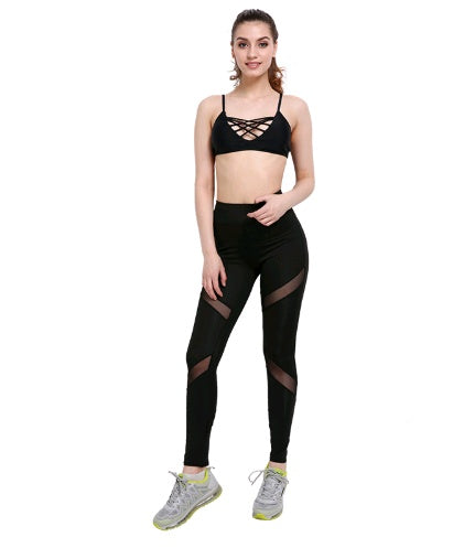 The Last Aztec, Get One Size Bigger Than Your Regular Size, new European and American hot style wish foreign trade speed dry gauze yoga butterfly X mesh yoga pants.