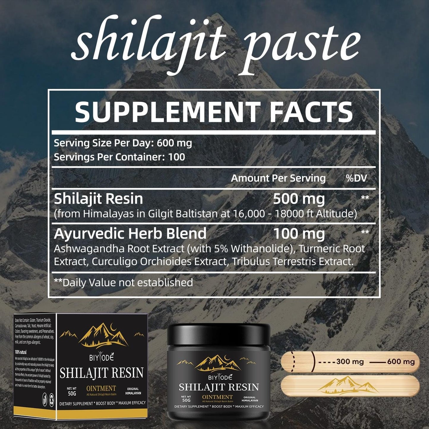 The Last Aztec, Pure Himalayan Shilajit Gummies  WithAshwagandha, Gokshura  Other Herbs L Noadded Sugar L 60 Chewables Edible Supplement