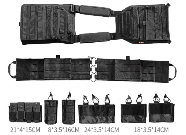 The Last Aztec, Tactical camouflage JPC lightweight vest vest