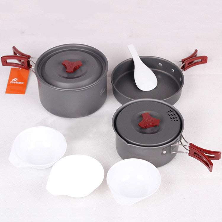 The Last Aztec, Picnic cookware set camping pot set camping pot