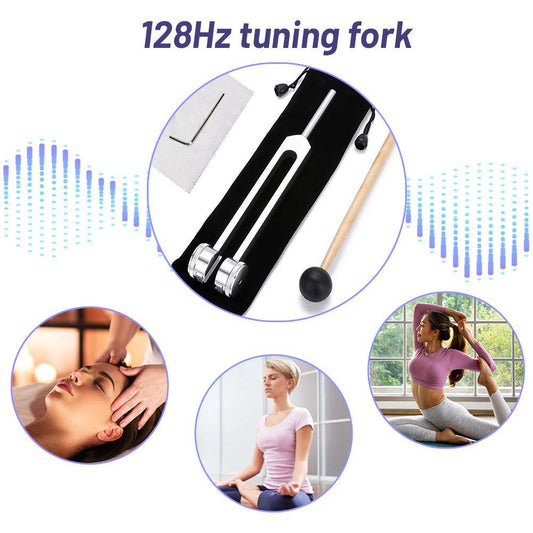 The Last Aztec, 128 Hz Tuning Fork Set Weighted Bio-Acoustic Tuning Fork For Healing Chakra,Sound Therapy,Reliever Stress