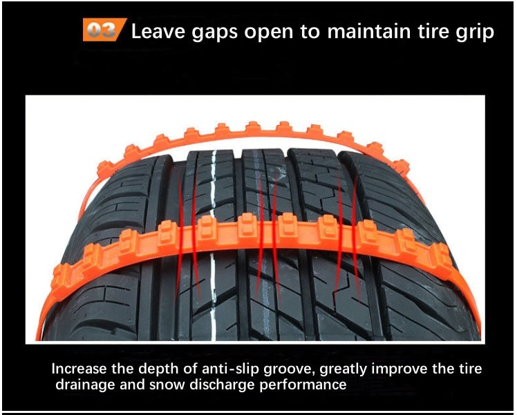 The Last Aztec, 30PCS Cars Emergency Skid Chain, General Purpose Cars With Suv Trucks Do Not Hurt The Tire Tire Snow Skid Chain, Safety Protection, Easy To Cope With A Variety Of Harsh Sections